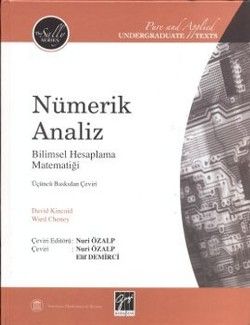 Nümerik Analiz - David Kincaid, Akademik Kitaplar Türkçe kitap kapağı