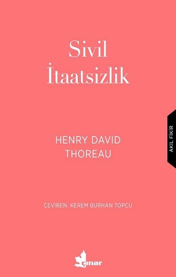 Sivil İtaatsizlik - Çınar Yayınları Kitap