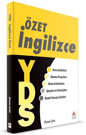 İngilizce YDS Özet - Osman Çetin, Yds Kitapları Türkçe kitap kapağı