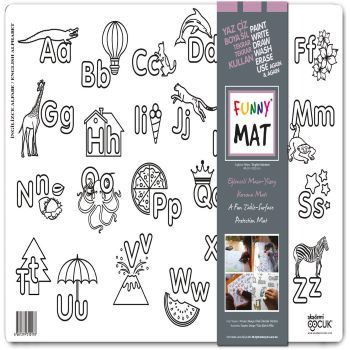 Funny Mat - İngilizce Alfabe - Akademi Çocuk - Funny Mat Kitap