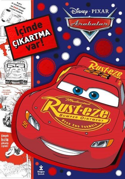 Disney Pixar Arabalar - En Sevdiğim Boyama Kitabı - Çıkartmalı - Doğan Çocuk Kitap