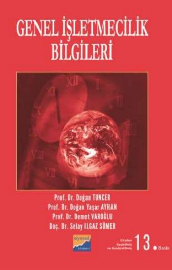 Genel İşletmecilik Bilgileri Doğan Yaşar Ayhan Türkçe kitap kapağı