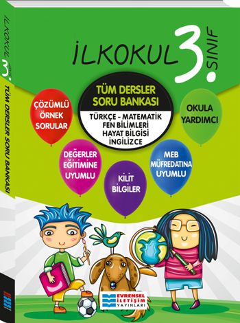 3. Sınıf Tüm Dersler Soru Bankası - Evrensel İletişim Yayınları Kitap