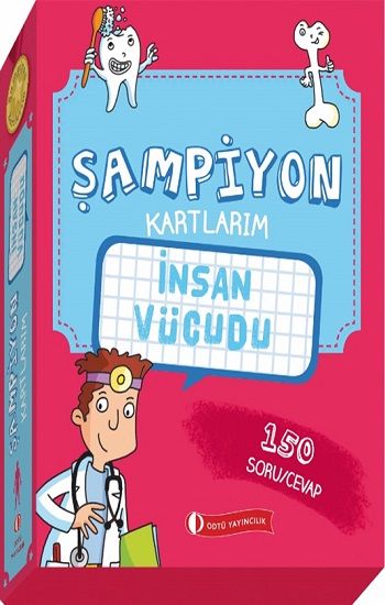 Şampiyon Kartlarım İnsan Vücudu - ODTÜ Geliştirme Vakfı Yayıncılık Kitap