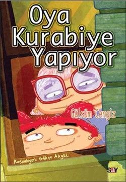 Oya Kurabiye Yapıyor (Renkli Resimli Büyük Boy) Gülsüm Cengiz Türkçe çocuk kitabı kapağı