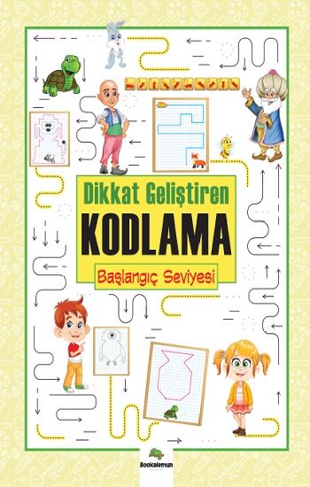 Dikkat Geliştiren Kodlama –Başlangıç Seviye - Bookalemun Yayınevi Kitap