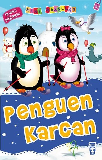 Penguen Karcan - Nalan Aktaş Sönmez, Masallar Türkçe kitap kapağı