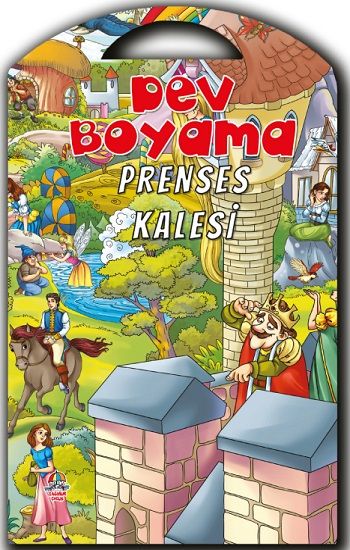 Dev Boyama - Prenses Kalesi - Yağmur Çocuk Yayınları Kitap