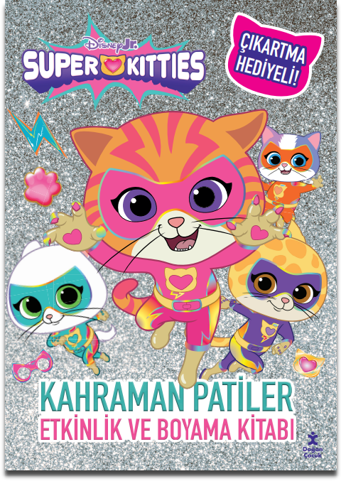 Dısney Superkıttıes –  Kahraman Patiler Etkinlik Ve Boyama Kitabı - Doğan Çocuk Kitap
