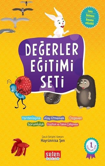 Değerler Eğitimi Seti (5 Kitap Takım) - Selen Yayınevi Kitap