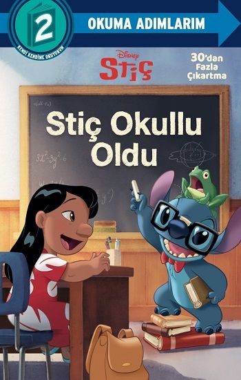 Disney Okuma Adımlarım - 2.Adım - Stiç - Stiç Okullu Oldu - Beta Kids Kitap