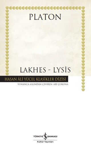Lakhes - Lysis - İş Bankası Kültür Yayınları Kitap
