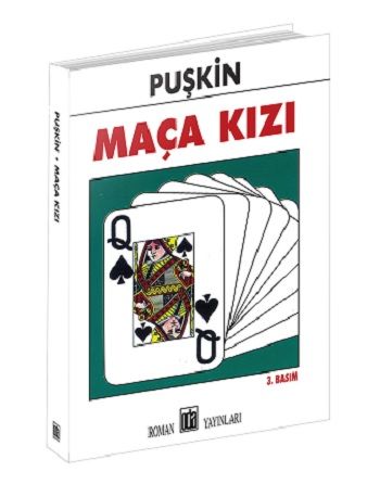 Maça Kızı Aleksandr Sergeyeviç Puşkin Türkçe kitap kapağı
