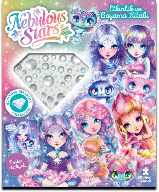 Nebulous Stars-  Mücevher Koleksiyonu - Etkinlik Ve Boyama Kitabı - Doğan Çocuk Kitap