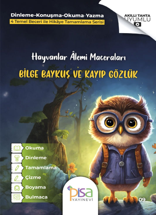 Bilge Baykuş ve Kayıp Gözlük - Pisa Yayınevi Kitap