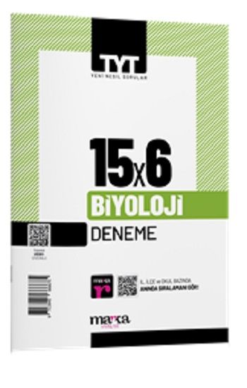 2025 TYT Biyoloji 15 Deneme Tamamı Video Çözümlü - Marka Yayınları Kitap