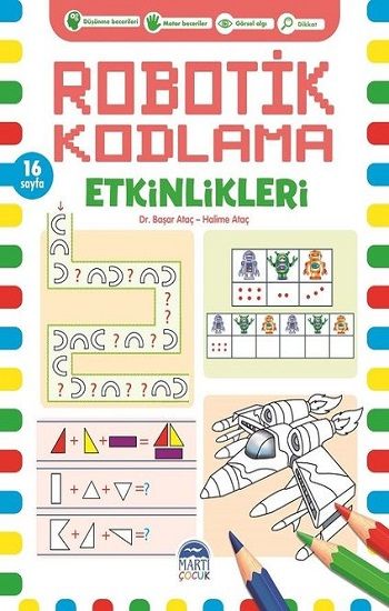 Robotik Kodlama Etkinlikleri - 12 - Martı Çocuk Yayınları Kitap