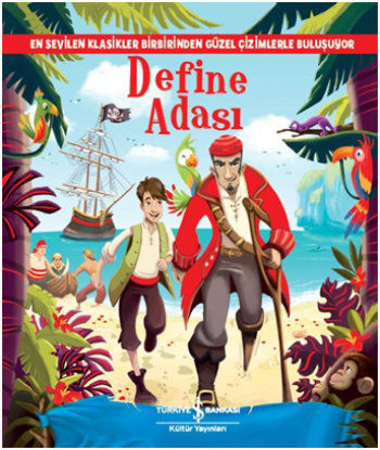 Define Adası - Resimli Klasikler - İş Bankası Kültür Yayınları Kitap