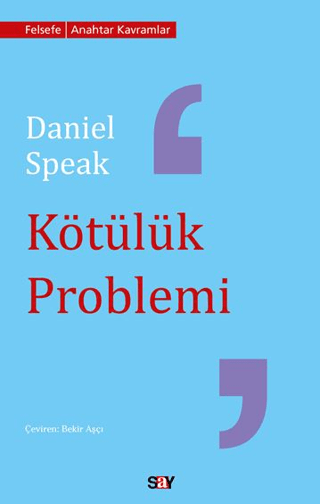 Kötülük Problemi - Say Yayınları Kitap