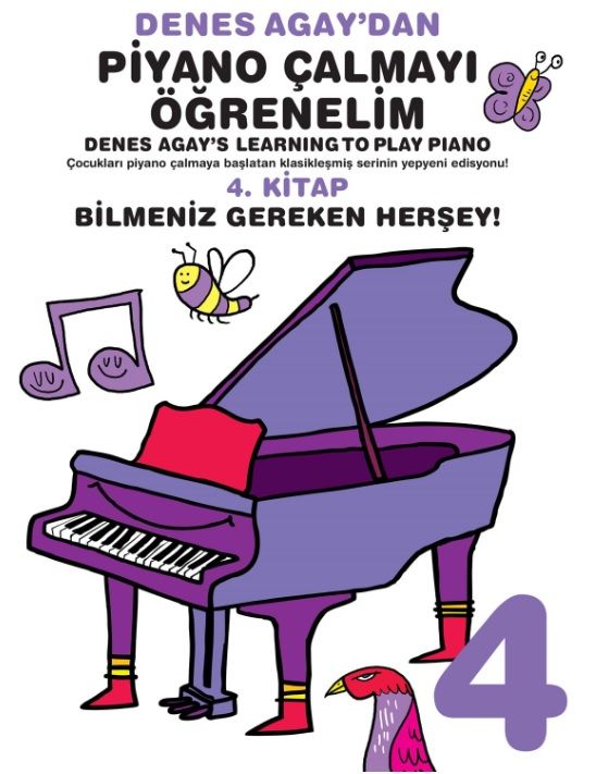 Denes Agay'dan Piyano Çalmayı Öğrenelim 4. Kitap - Porte Müzik Eğitim Merkezi Kitap