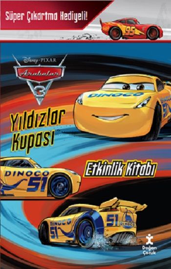 Disney Arabalar 3- Yıldızlar Kupası Etkinlik Kitabı - Doğan Çocuk Kitap