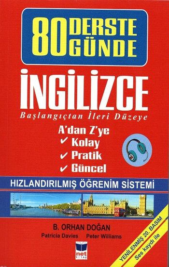 80 Günde 80 Derste İngilizce Başlangıçtan İleri Düzeye (Hızlandırılmış Öğrenim Sistemi) - Net Kitap Kitap