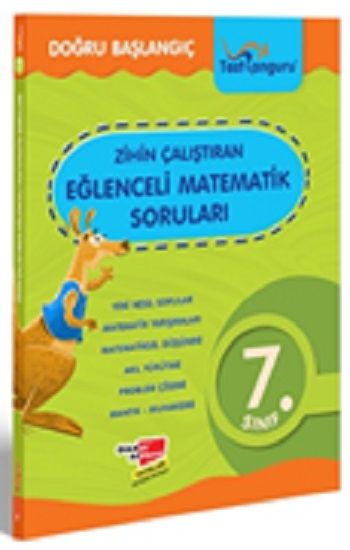 7. Sınıf Zihin Çalıştıran Eğlenceli Kanguru Matematik Soruları - Dikkat Atölyesi Yayınları Kitap