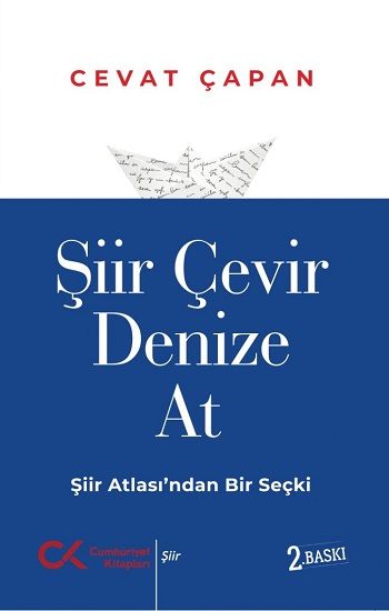 Şiir Çevir Denize At - Cevat Çapan, Şiir Türkçe kitap kapağı