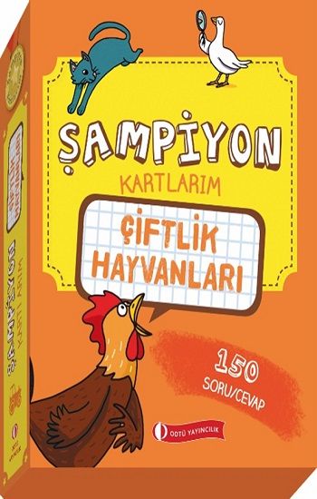 Şampiyon Kartlarım - Çiftlik Hayvanları - ODTÜ Geliştirme Vakfı Yayıncılık Kitap