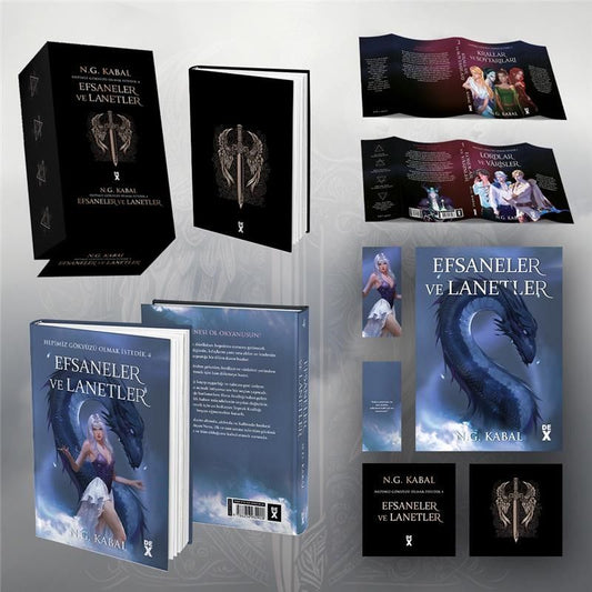 Hepimiz Gökyüzü Olmak İstedik 4 – Efsaneler ve Lanetler (Ciltli-Kutulu) - Dex Yayınevi Kitap