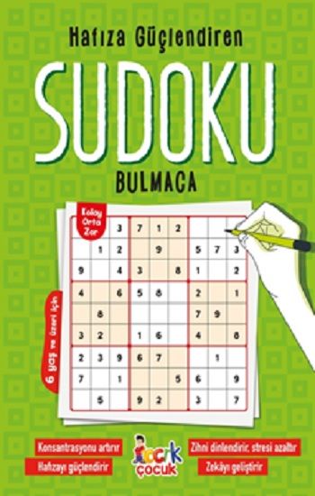 Hafıza Güçlendiren Sudoku Bulmaca - Bıcırık Yayınları Kitap