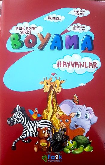 Beni Boya Serisi - Hayvanlar - Fark Yayınları Kitap