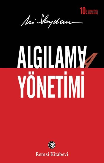 Algılama Yönetimi Ali Saydam Türkçe kitap kapağı