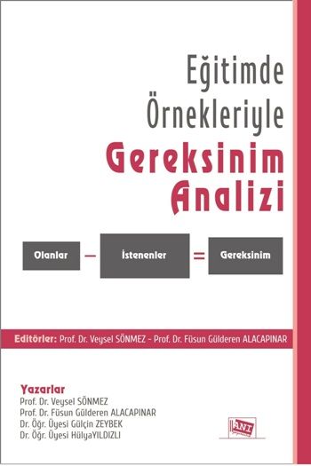 Eğitimde Örnekleriyle Gereksinim Analizleri - Anı Yayıncılık Kitap