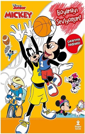 Disney Mickey Boyamayı Seviyorum - Doğan Çocuk Kitap