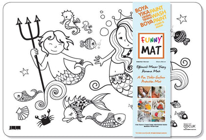 Funny Mat - Deniz Kızı - Akademi Çocuk - Funny Mat Kitap