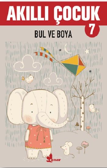 Bul ve Boya - Akıllı Çocuk 7 - Çınar Yayınları Kitap