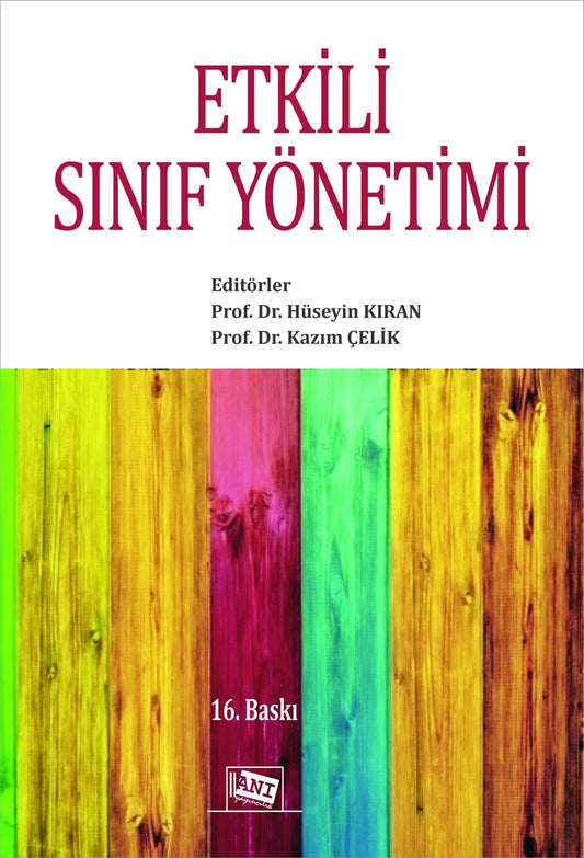 Etkili Sınıf Yönetimi - Anı Yayıncılık Kitap