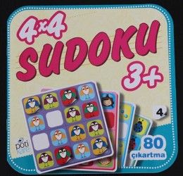 4 x 4 Sudoku – 4 (3 Yaş +) - Pötikare Yayıncılık Kitap