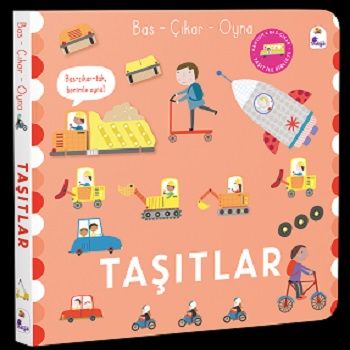 Bas – Çıkar – Oyna Taşıtlar (Ciltli) - İndigo Çocuk Kitap