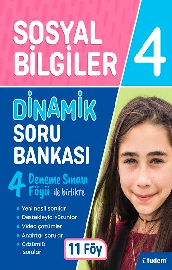 4. Sınıf Sosyal Bilgiler Dinamik Soru Bankası - Tudem Eğitim Yayınları Kitap