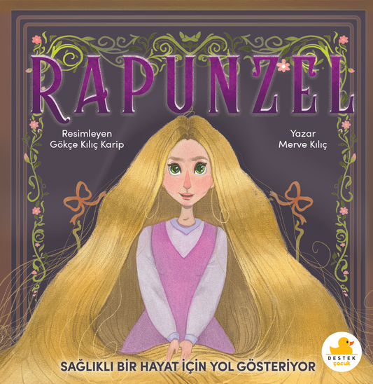 Rapunzel Sağlıklı Bir Hayat İçin Yol Gösteriyor - Destek Yayınları Kitap