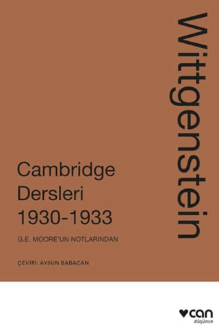 Wittgenstein: Cambridge Dersleri 1930-1933 - Can Yayınları Kitap
