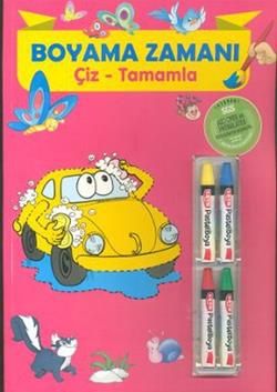 Boyama Zamanı: Çiz - Tamamla Türkçe çocuk kitabı kapağı