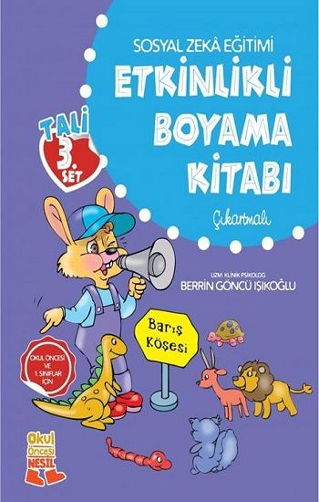 Tali 3.Set Etkinlikli Boyama Kitabı (Çıkartmalı) - Nesil Çocuk Yayınları Kitap
