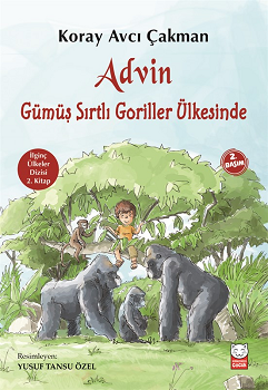 Advin Gümüş Sırtlı Goriller Ülkesinde - Kırmızı Kedi Yayınevi Kitap