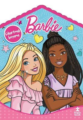 Barbie Evde Çıkartmalı Boyama Kitabı - Doğan Çocuk Kitap