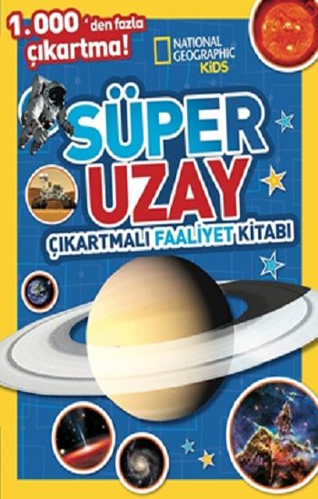 National Geographic Kids Süper Uzay Çıkartmalı Faaliyet Kitabı - Beta Kids Kitap
