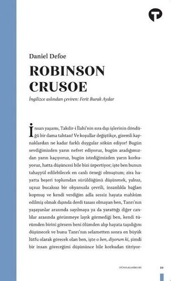 Robinson Crusoe - Turkuvaz Kitap Kitap