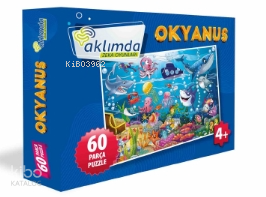 60 Parça Puzzle Okyanus - Aklımda Zeka Oyunları Kitap